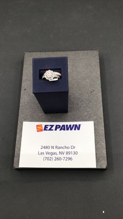 14kt diamond engagement set