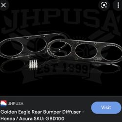 Acura Integra Honda Civic Bumper Diffuser