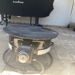 Cute Backyard Fire pit Connects To Propane
