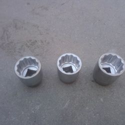 Power Torque Sockets 1 5/16", 1 3/8",  1/2" Drive