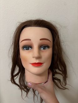 Cosmetology Mannequin Head with Hair