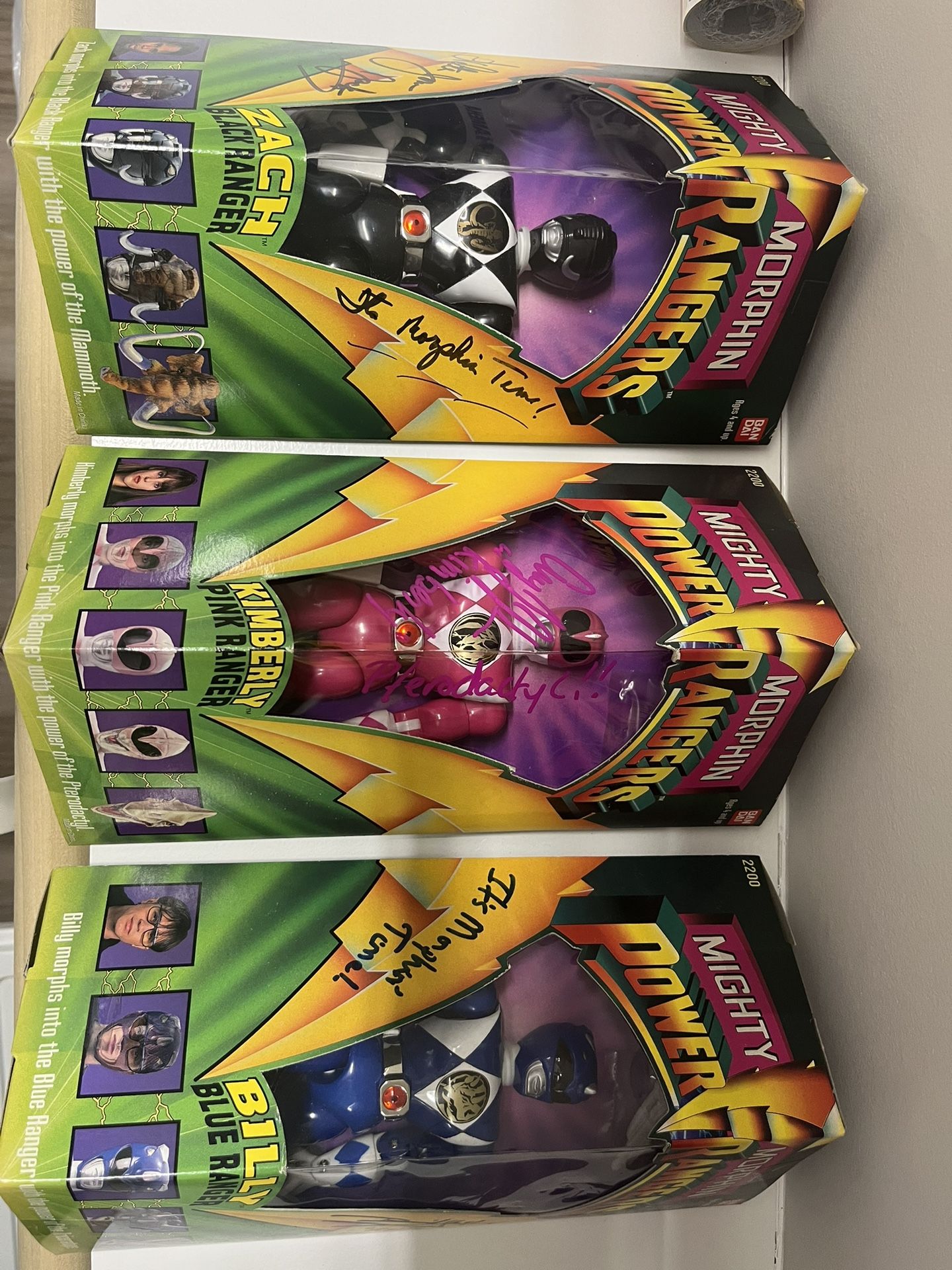 Power rangers (1993) Signed/Autographed