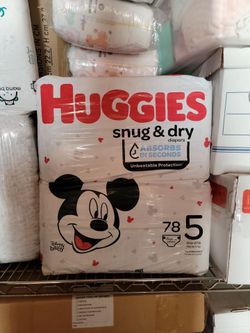 Huggies snug and dry size 5 78 diapers