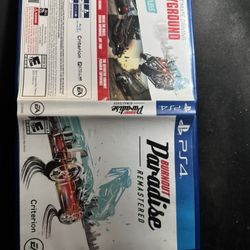 Burnout Paradise Remastered PS4 Used