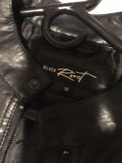 Black Riot leather jacket
