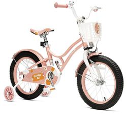 NEW Kids girls Bike With Training Wheels 12 Inch Pink