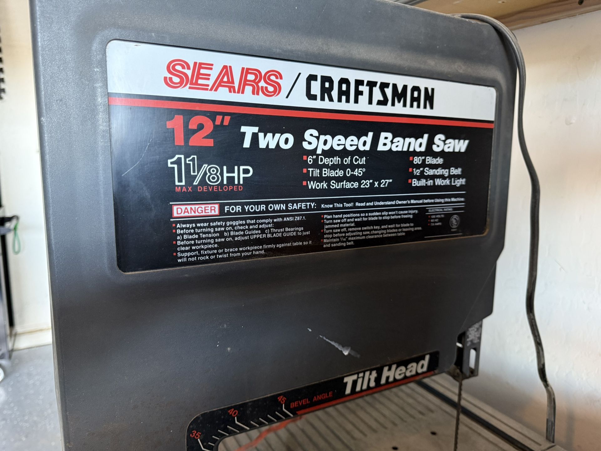 Craftsman Bandsaw