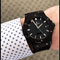 Men Black stylish Watch 