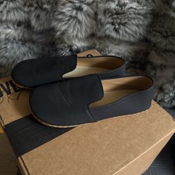 Grounded Leather Slip On Shoes 