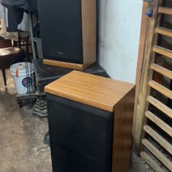 2 Technics  Tower 3-way Speaker System & 1 Onkyo Speaker 