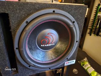 12" sub with slot ported box