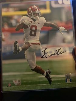 John metchie signed 8 x 10 photo fanatics certified