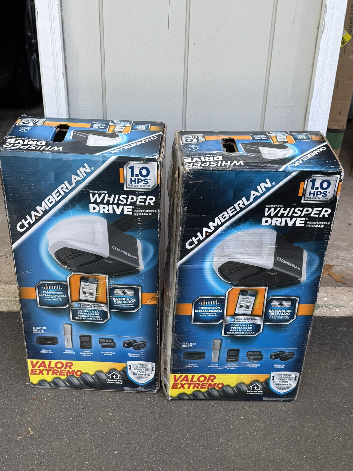 Chamberlain Garage Door Openers - Two Available - New