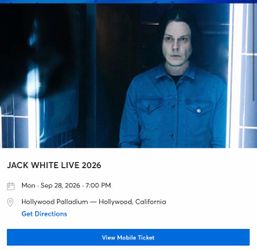 Jack White 9/28