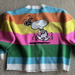 IloveJ X Peanuts Official kids Cardigan  8-10years