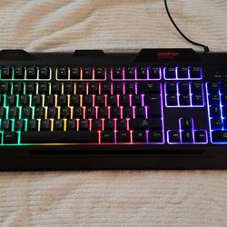 Alpha Rebel Color Changing Gaming Keyboard