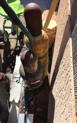 Oxy Acetylene Torch Setup w/ Cart