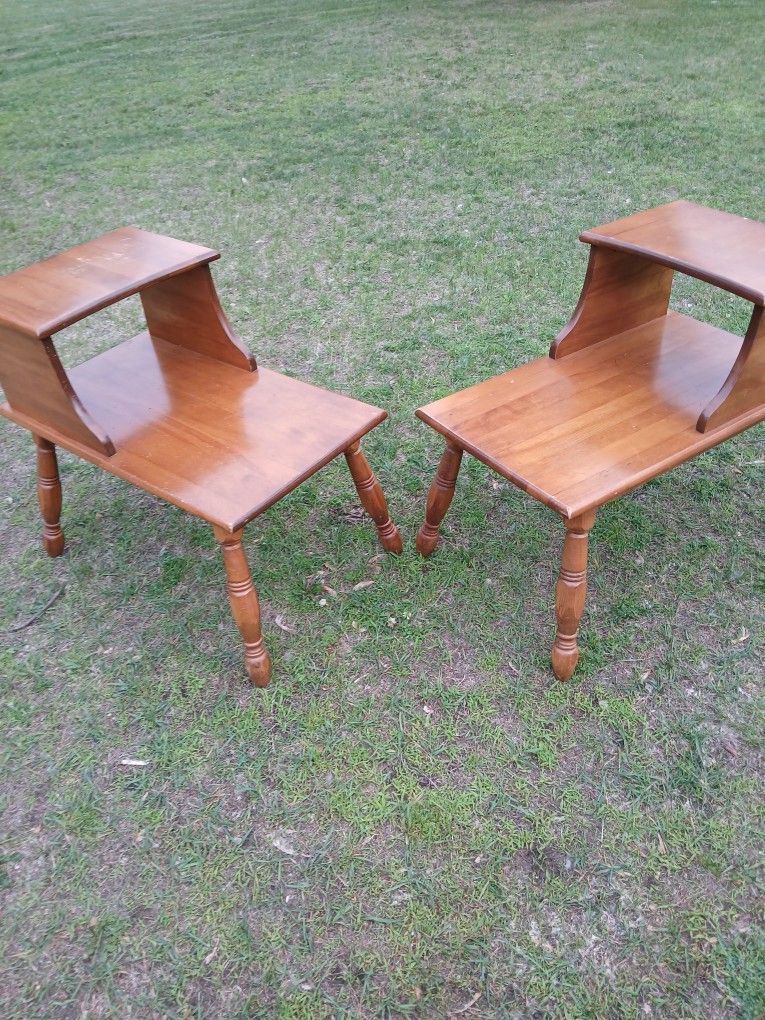 Set Of Two Vintage Tables