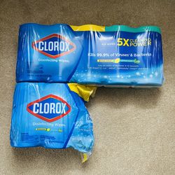 425 Clorox Disinfecting Wipes 5 Rolls 85ea new