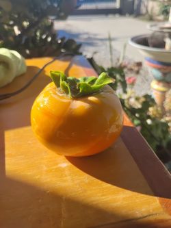 Persimmons Fruit a Dozen $5 ... Freshly Picked Every Morning.