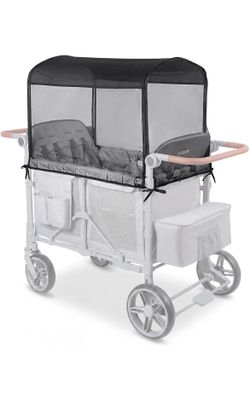 Mosquito Net only, for Baby Stroller Wagon Compatible with WONDERFOLD W4 Stroller Wagon