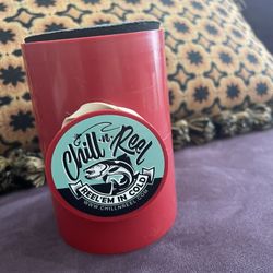 Chill & Reel koozie + Fishing Line+ Hook