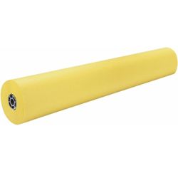 Rainbow Colored Kraft Duo-Finish Paper,  Canary (Yellow) 36" x 1000', 1 Roll