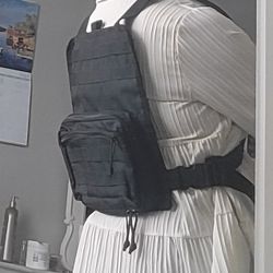 Voodoo Tactical Black Canvas Backpack 