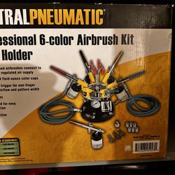 Central Pneumatic Six Color Airbrush Station.$100.00