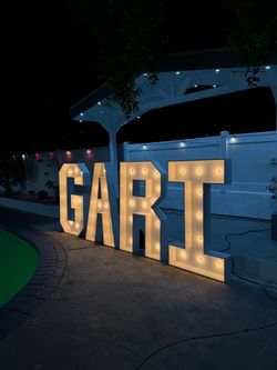 Wooden Marquee Letters