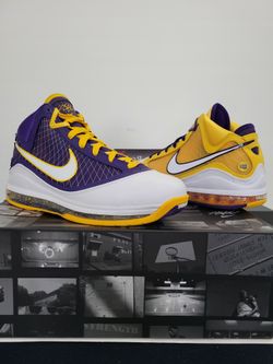 Nike LEBRON 7 QS "Media Day" (2020) ✅️ Size 9.5 Men's 🆕️ Brand New, DS  💯% Authentic Guaranteed 👌🏼 Lebron VII Lakers 🔥🔥