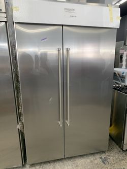 Kitchen aid 48” built in refrigerator in stainless steel new open box