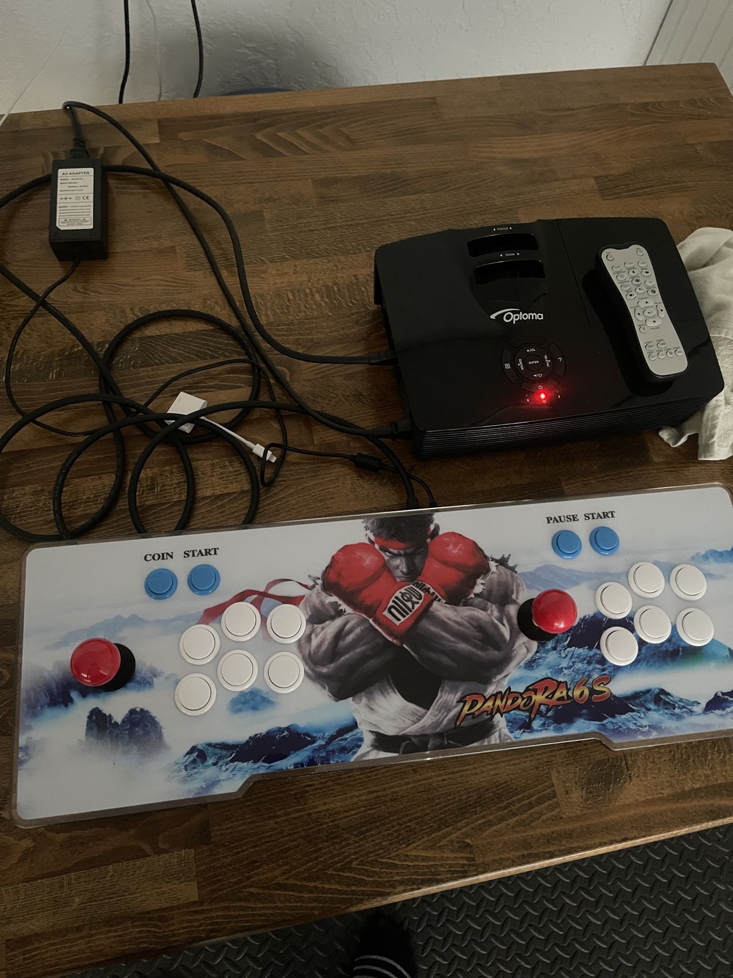 Retro Games And Projector