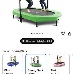 ANCHEER Double Trampoline for Kids