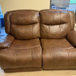 Leather Couches (Restoration Needed)