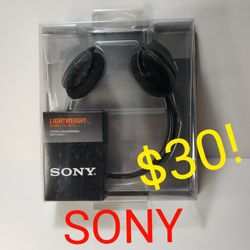 Sony Behind The Ear Headphones NEW