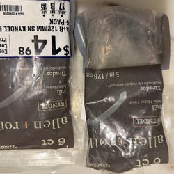 2 (6 count) Packet - Allen + Roth Kyndel Satin Nickel Finish Drawer Pull Handle (Packet Contains 6 Handles) - Brand New & Sealed