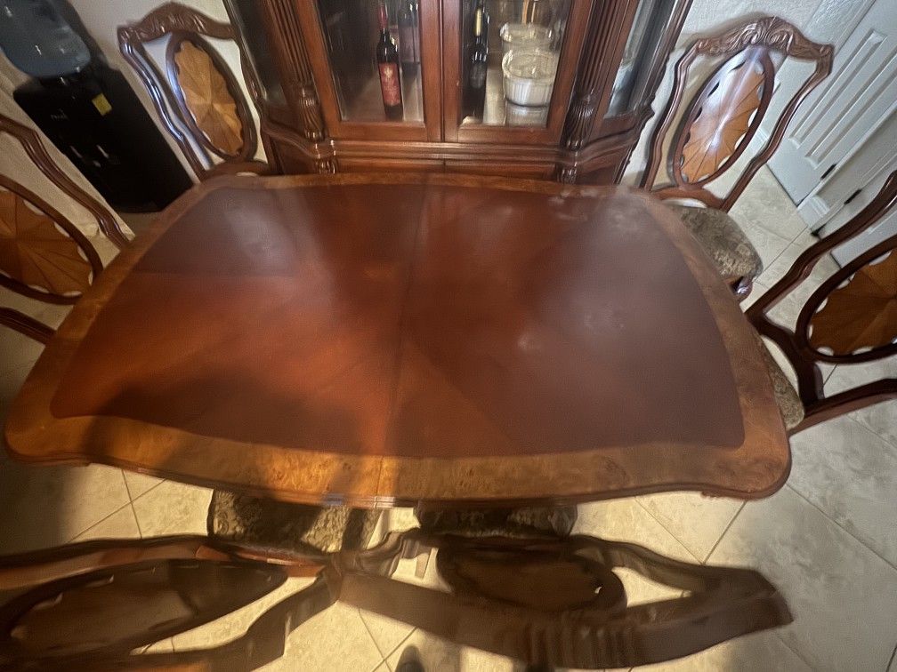 Dining Table With Hutch