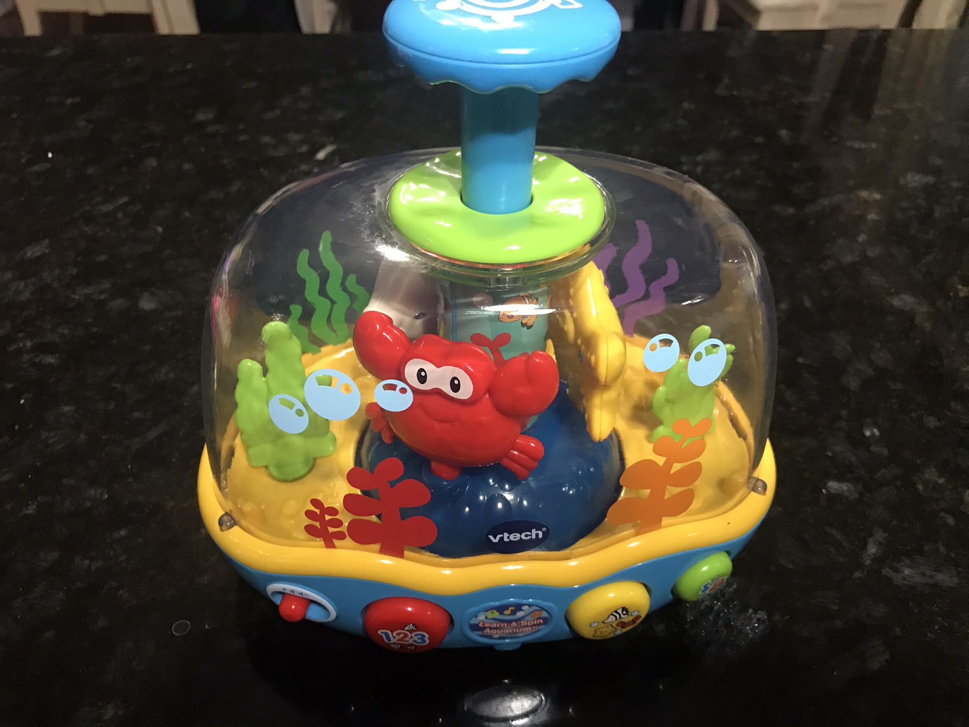 Vetch learn and spin aquarium