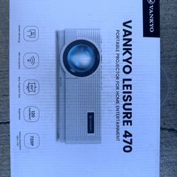 VANKYO Leisure 470 Mini Wifi Projector, 250'' Large Screen and Supported LCD Home Theater Projector