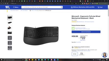 Microsoft Mechanical Ergonomic Keyboard