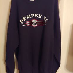 U.S.MARINE SWEATSHIRT&TEE SHIRT