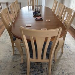 Dining Table and 8 chairs