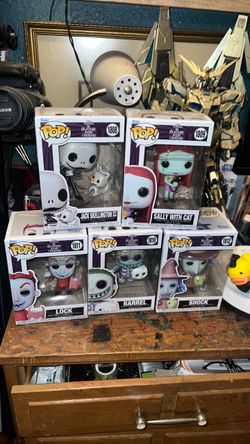 Nightmare Before Christmas (NBC) Funko Pops Lot of 5- COMPLETE SET
