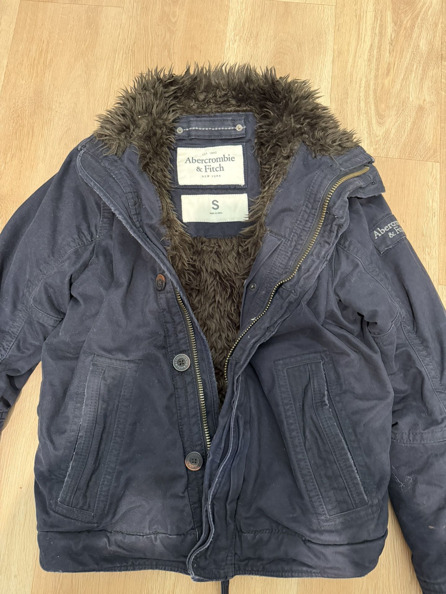 Abercrombie & Fitch Blue Jacket Size Small