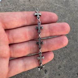 Y2K cross bracelet