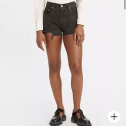 Levi’s 501 Black Denim Shorts Size 29