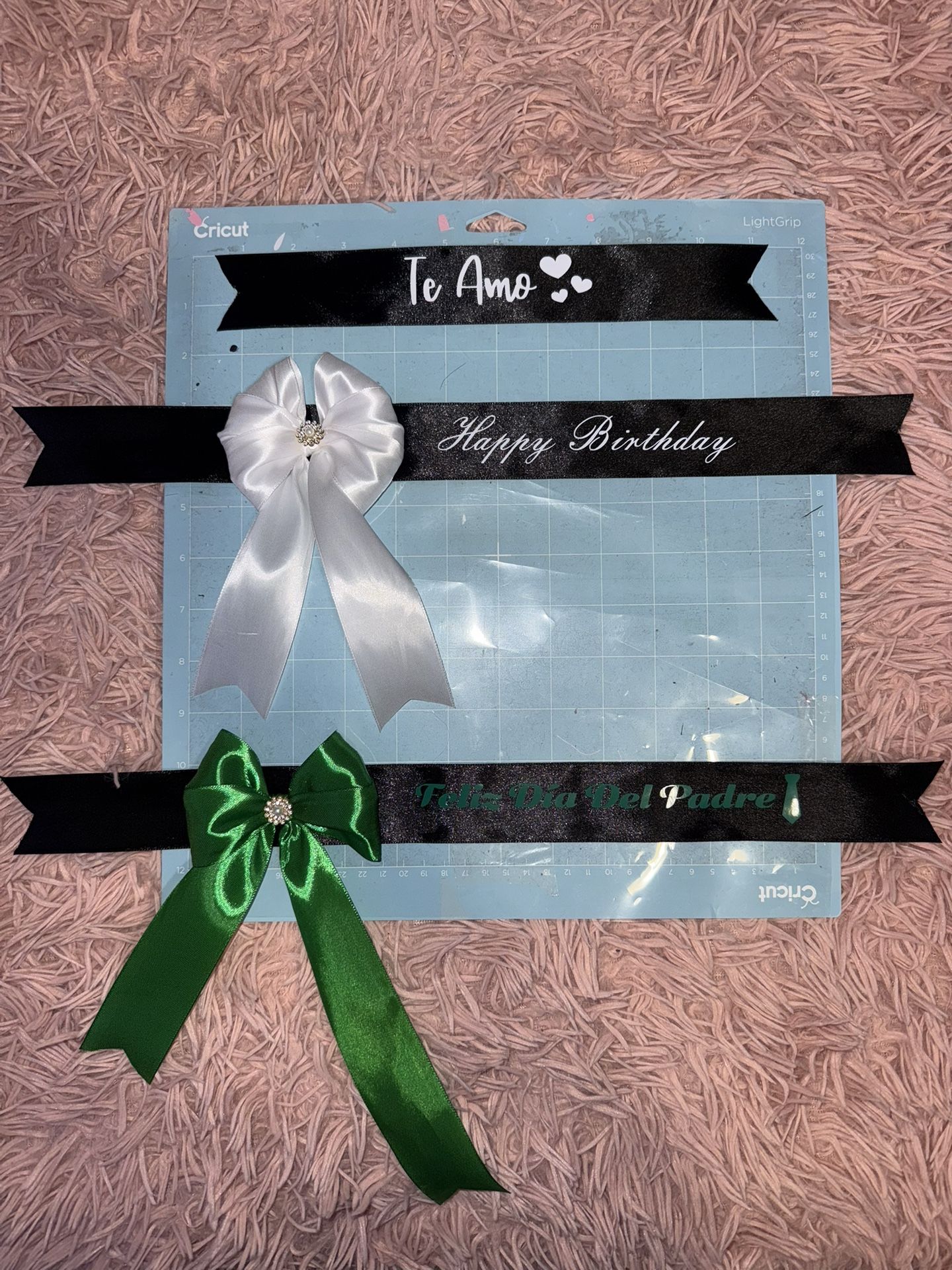 Custom Ribbon Message/ Listones Personalizados