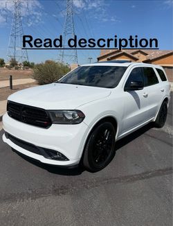 2015 Dodge Durango R/T AWD White Blacktop Package