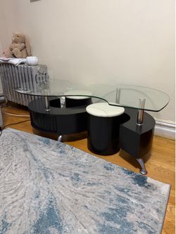 Coffee table  de cristal